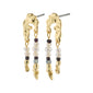 NIYA recycled earrings multi-coloured/gold-plated