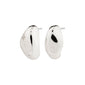 DUNE earrings silver-plated, featuring sleek curves and a polished finish, embody timeless elegance and modern style from Pilgrim.