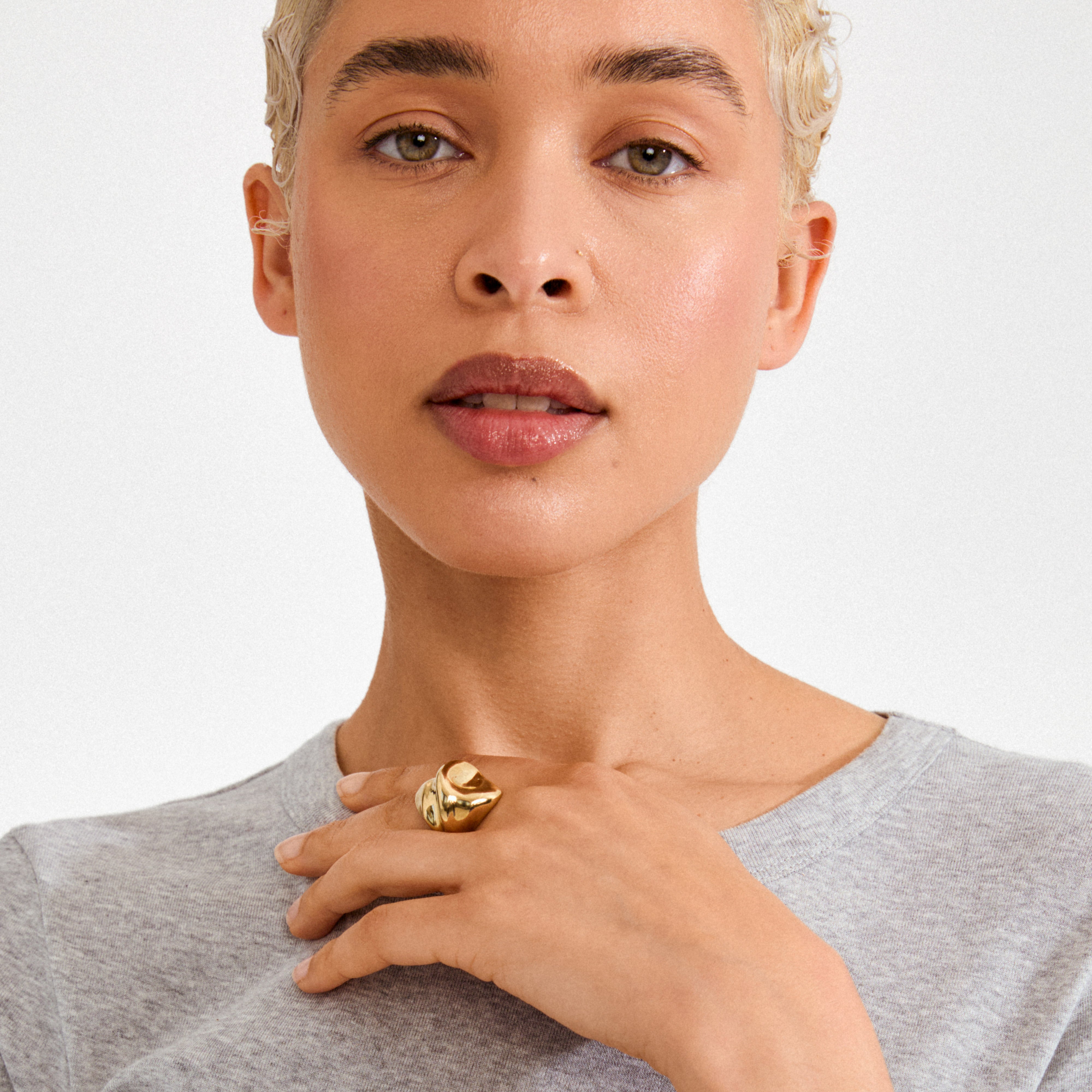 JOHNNIE Ring vergoldet