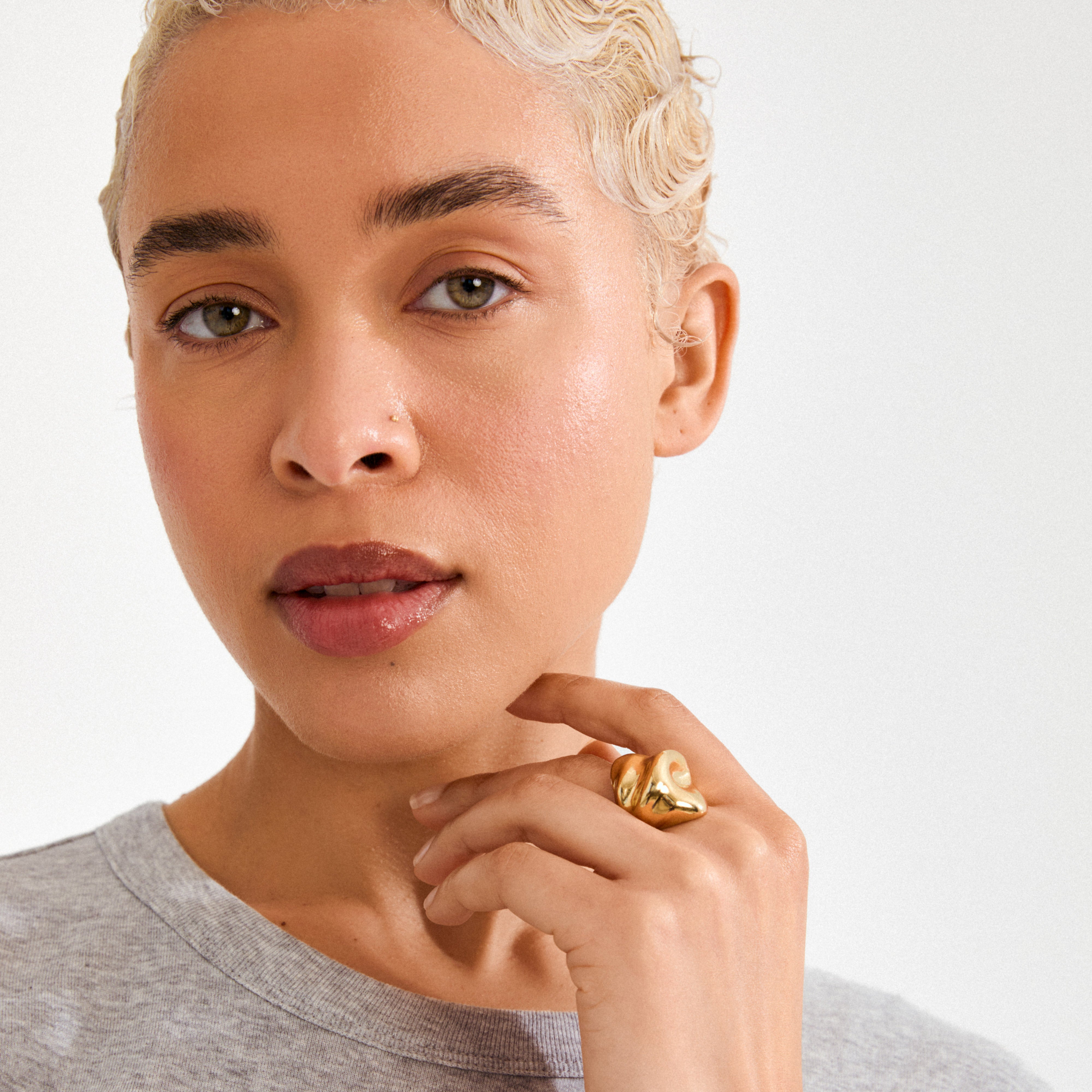 JOHNNIE Ring vergoldet