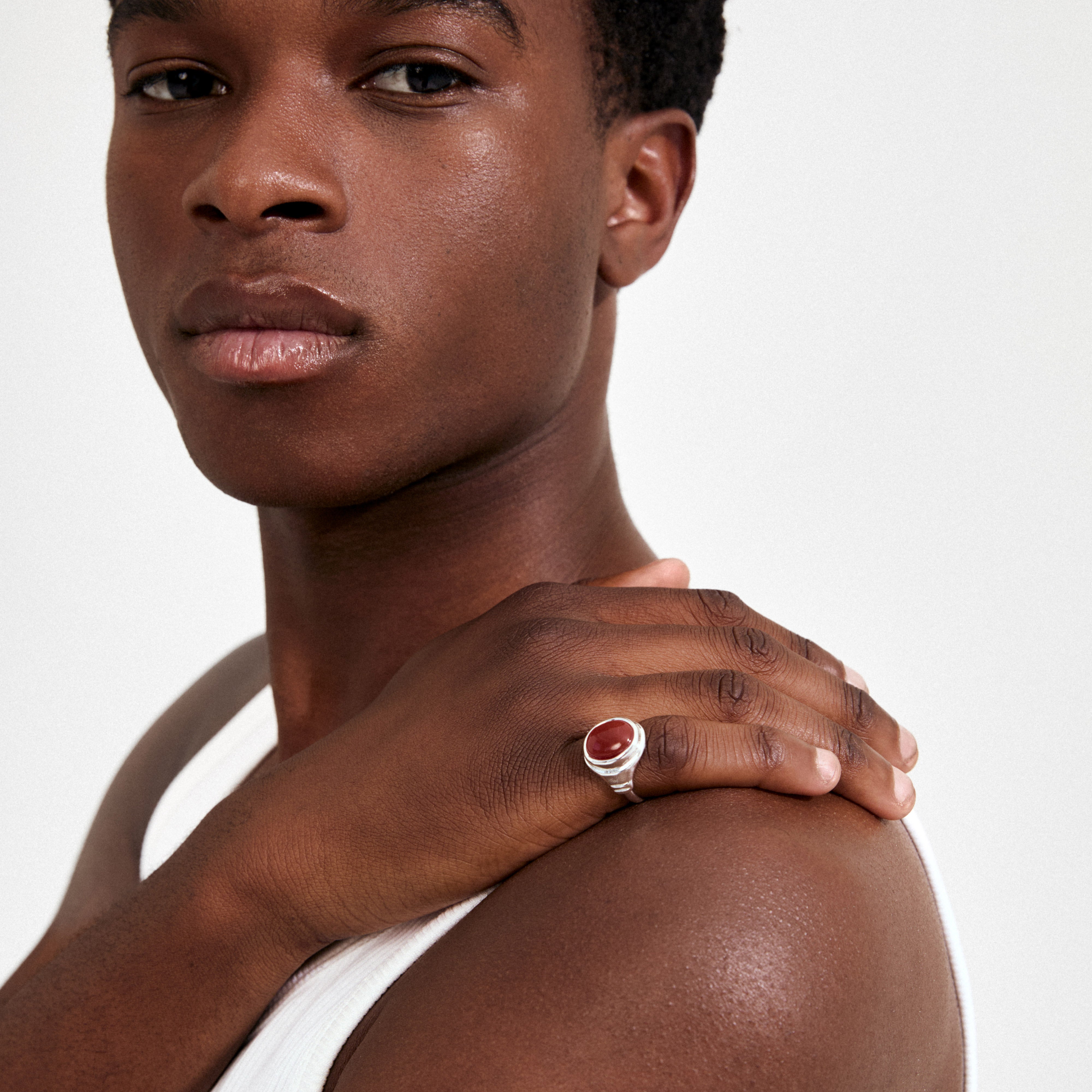 LYNDON ring silver-plated