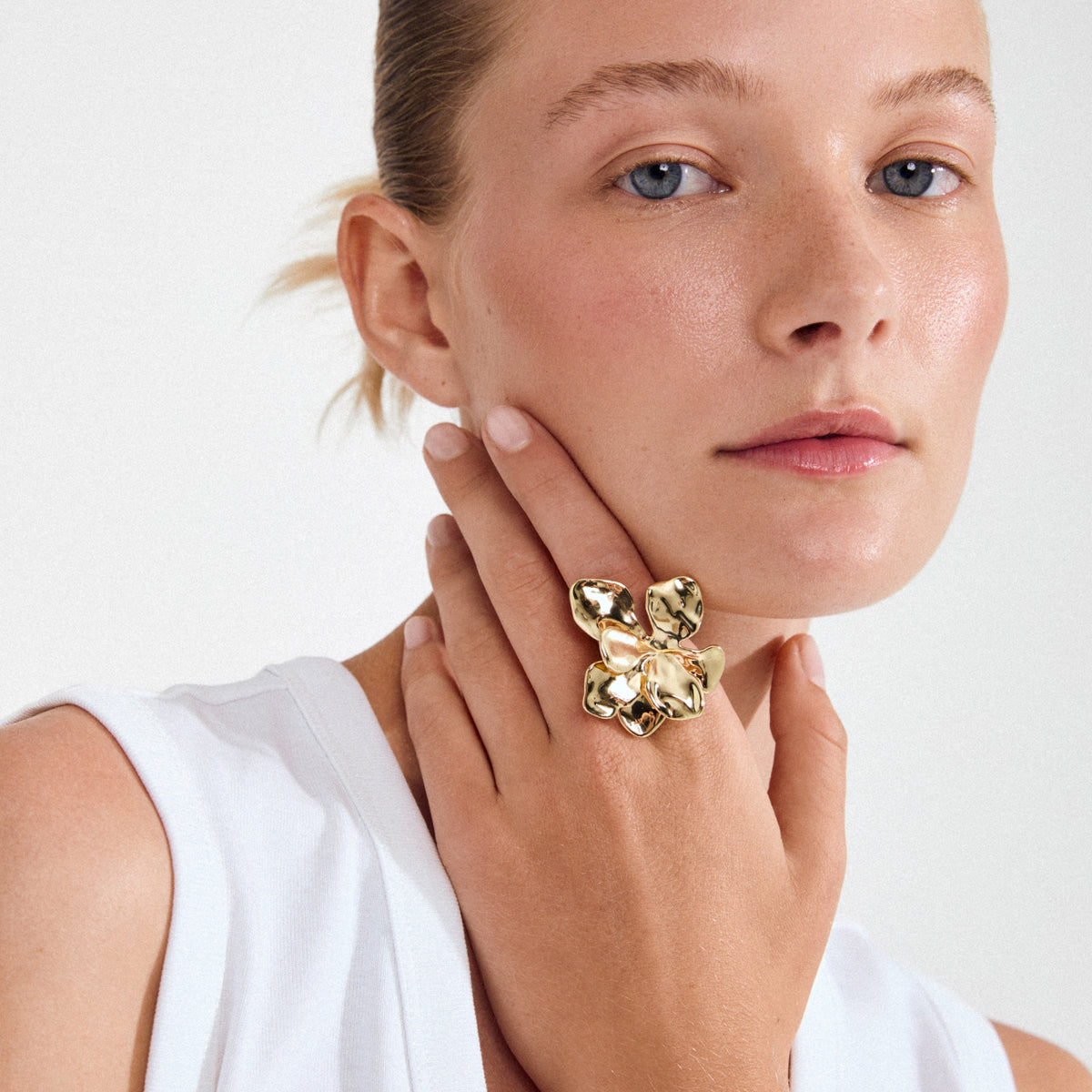 LUNITH Ring vergoldet