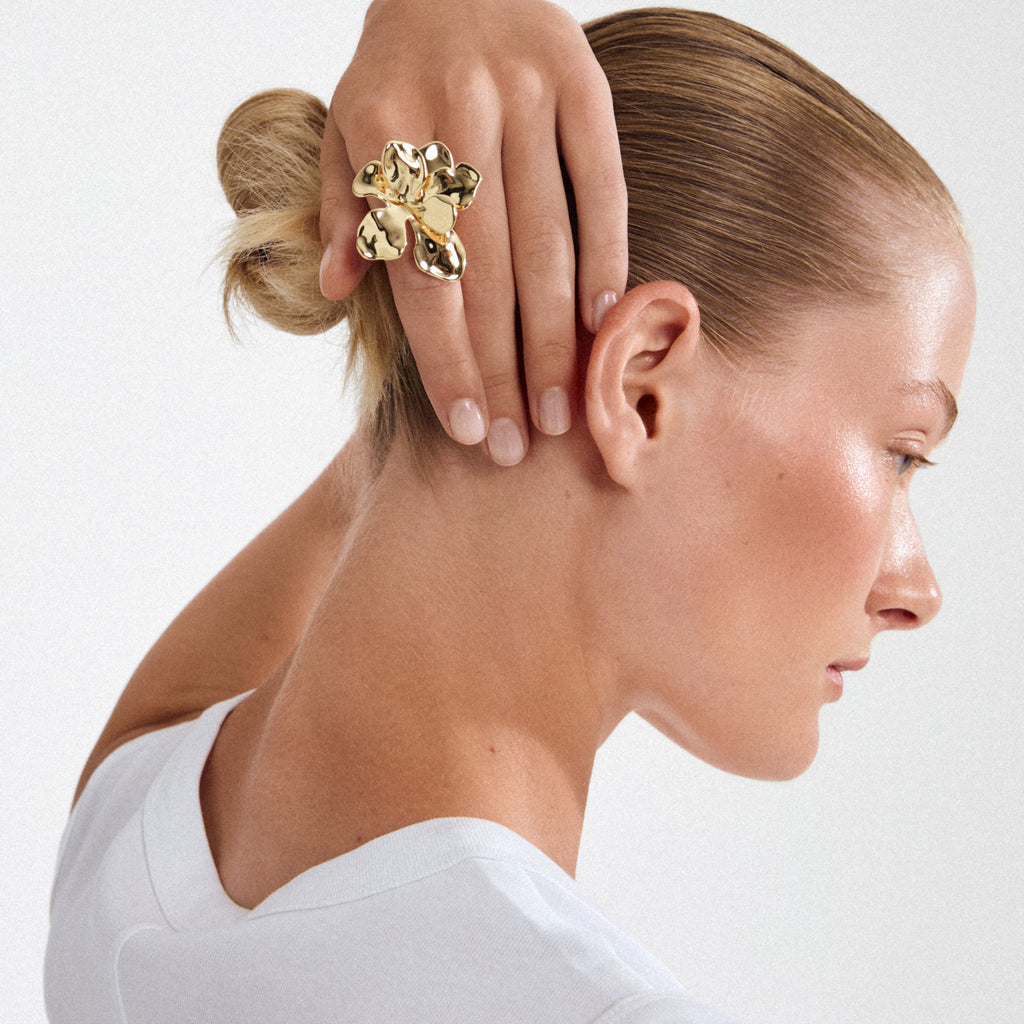 LUNITH Ring vergoldet