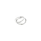 IVARIN rings, 2-in-1 set, silver-plated