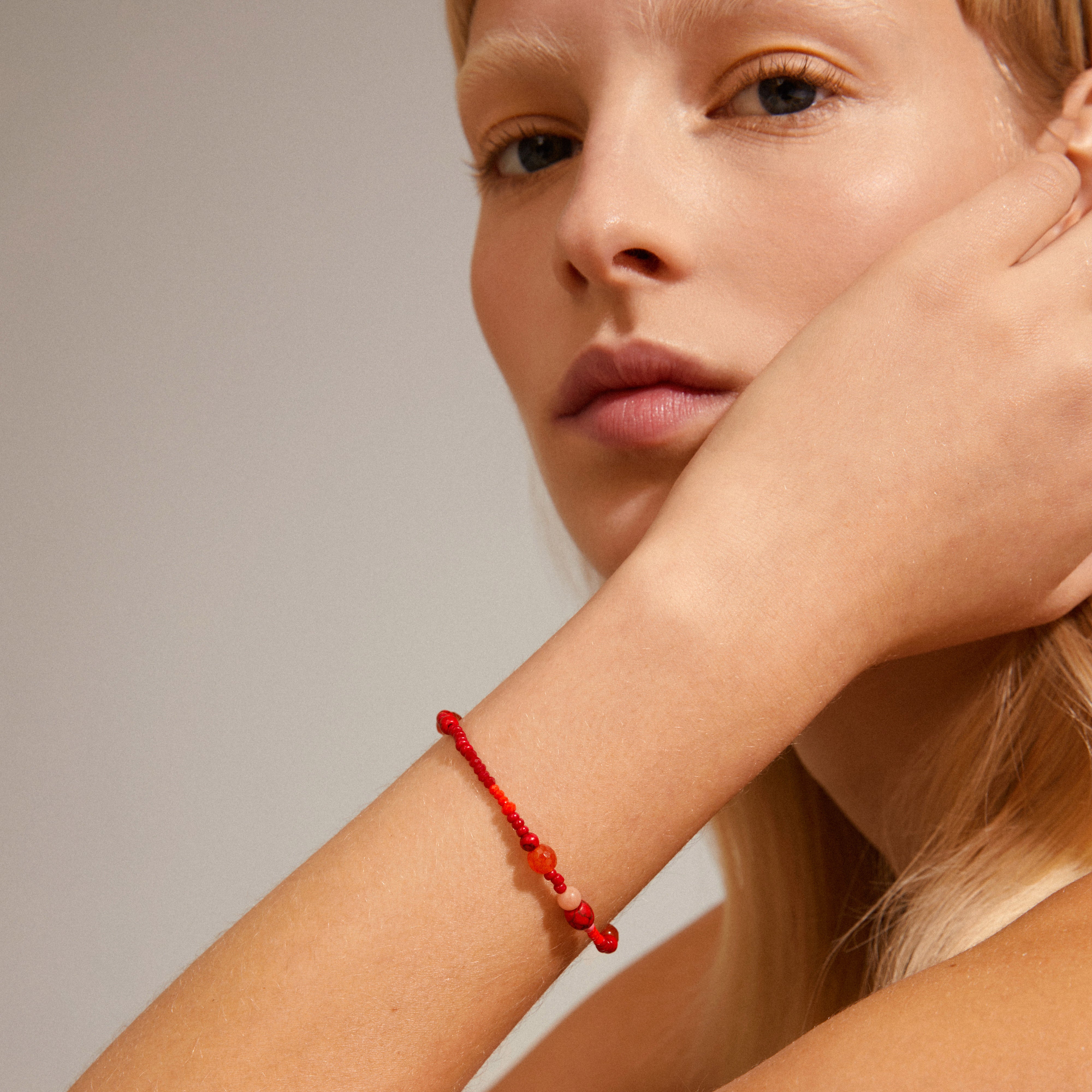 INDIANA bracelet red – Pilgrim
