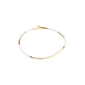 ALISON bracelet white, gold-plated