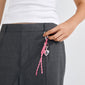 AERUN key hanger, pink/silver-plated