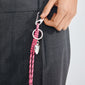AERUN key hanger, pink/silver-plated