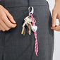 AERUN key hanger, pink/silver-plated