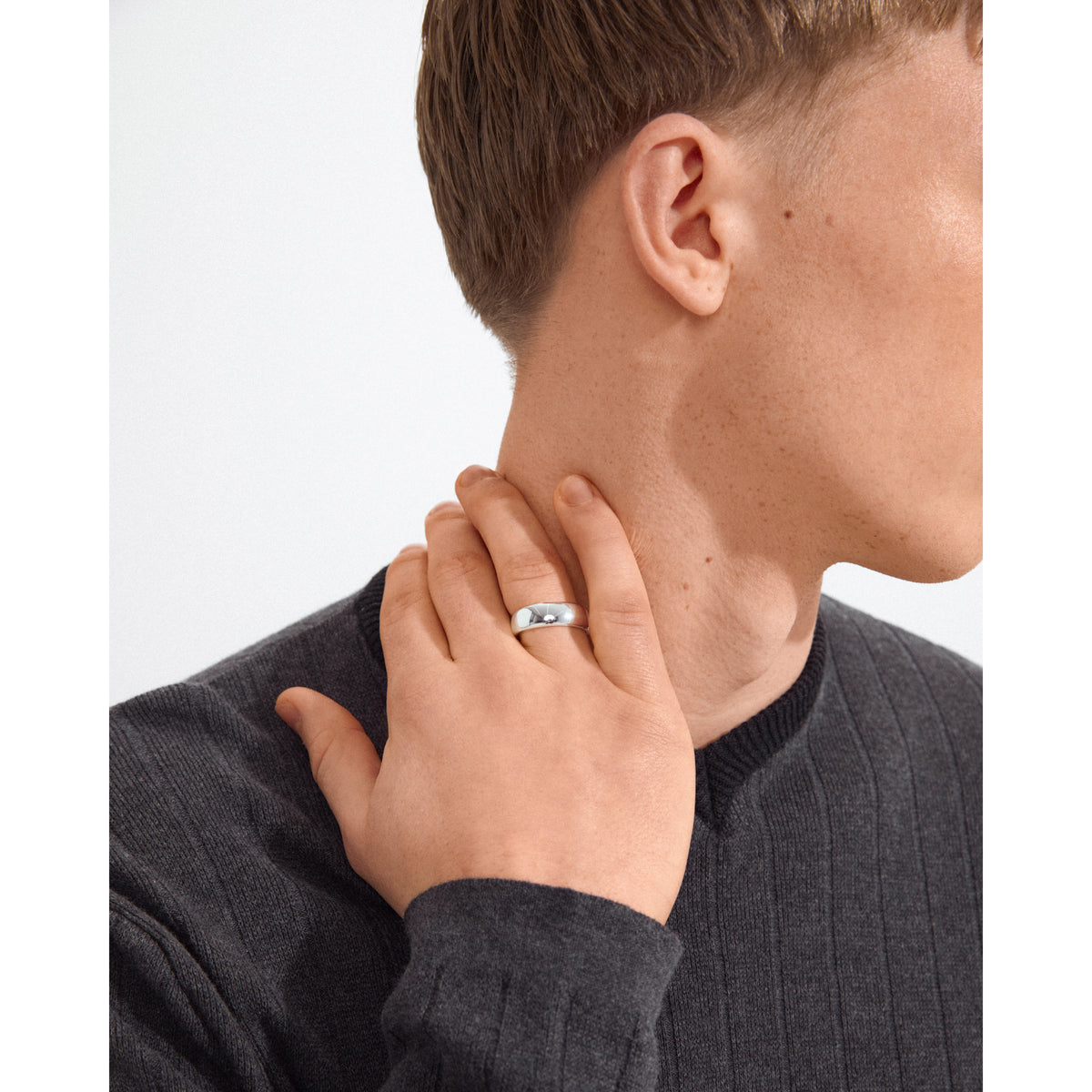 ELIO Ring versilbert