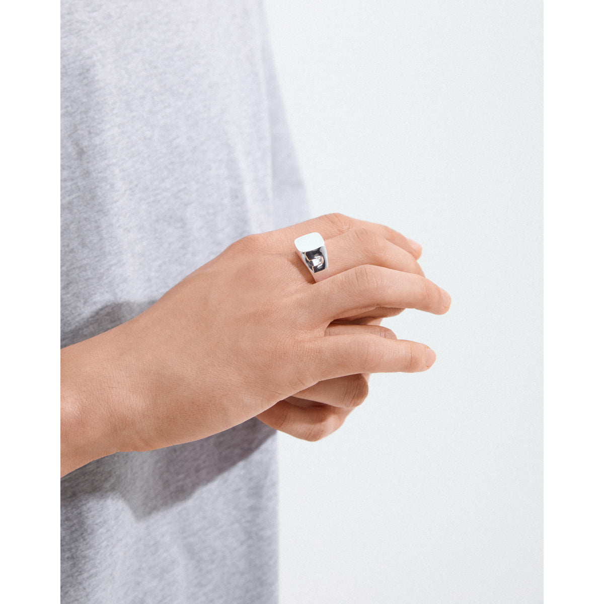 ORIEM ring versilbert