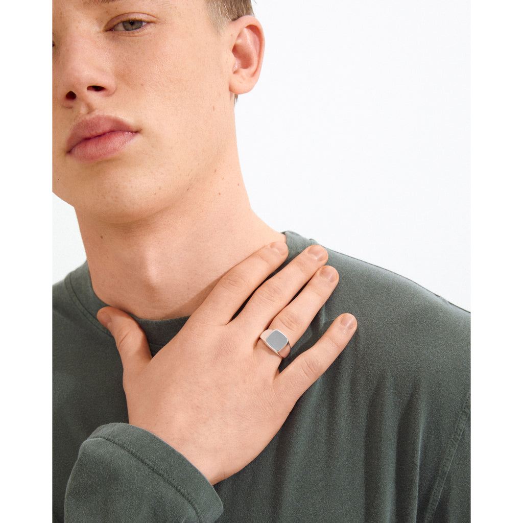 ORIEM ring versilbert