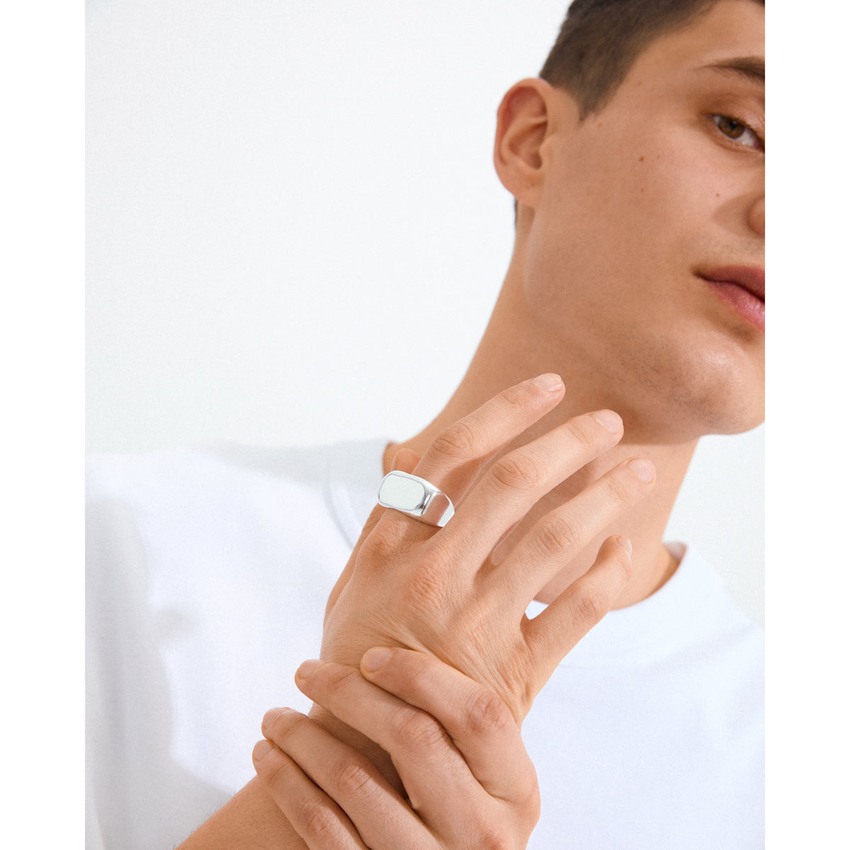AERO Ring versilbert