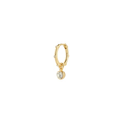 SUNNY single ørering guldbelagt