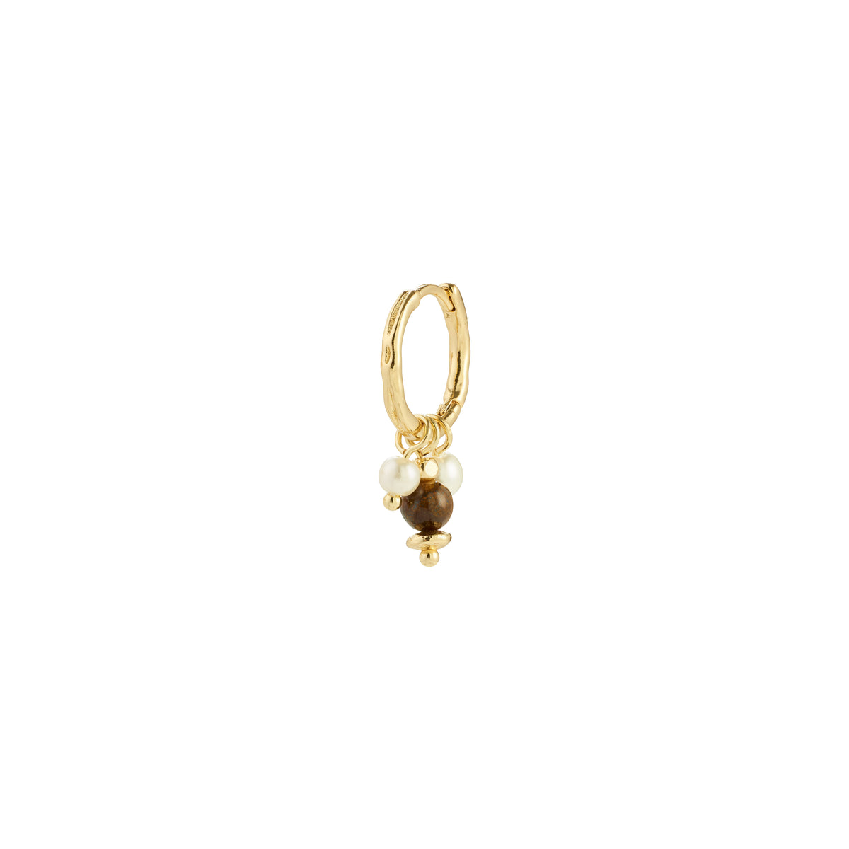 ROYAL single earring gold-plated