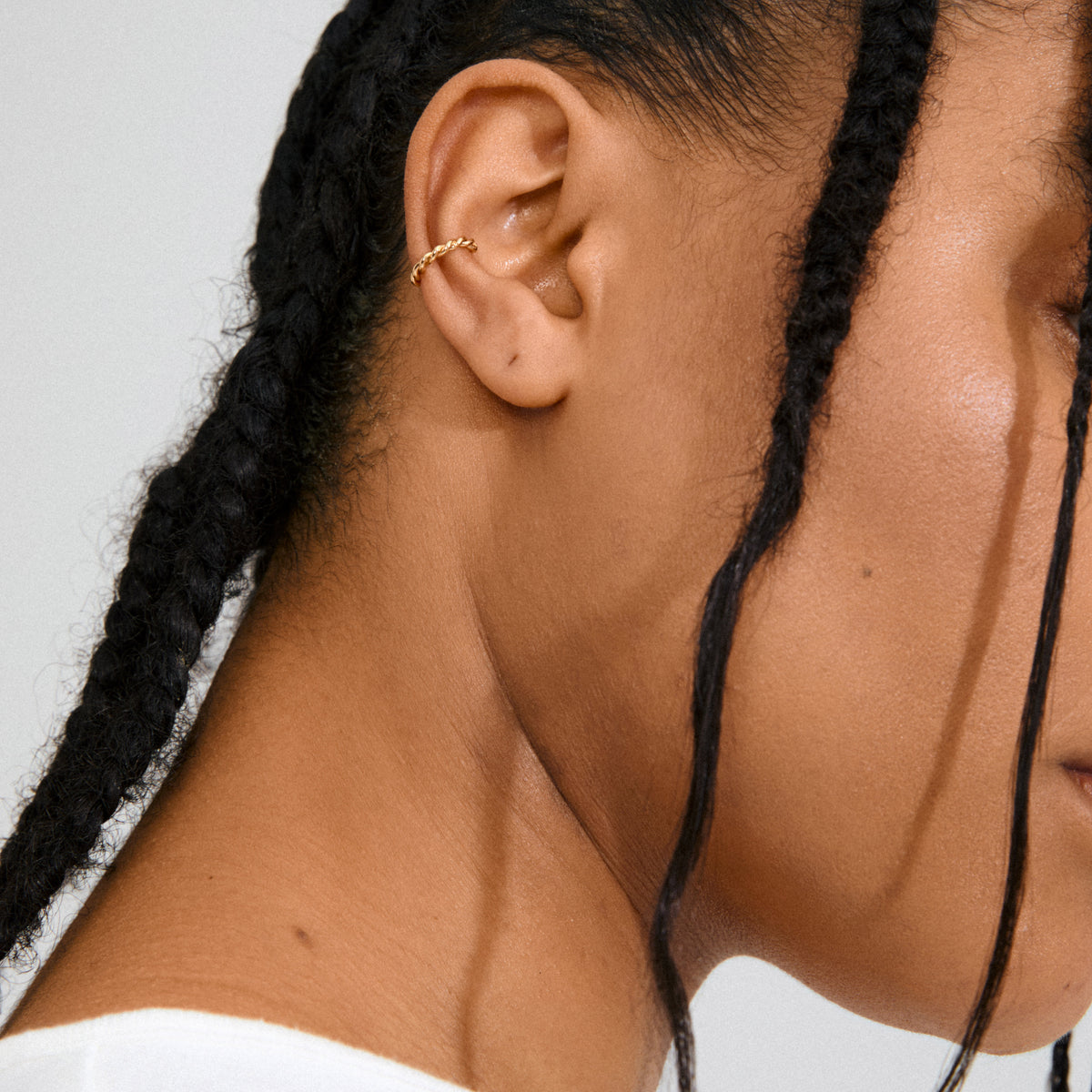 YAEL ear cuff gold-plated