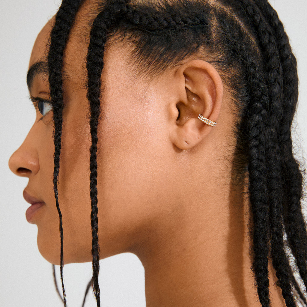 KEEGAN ear cuff gullbelagt