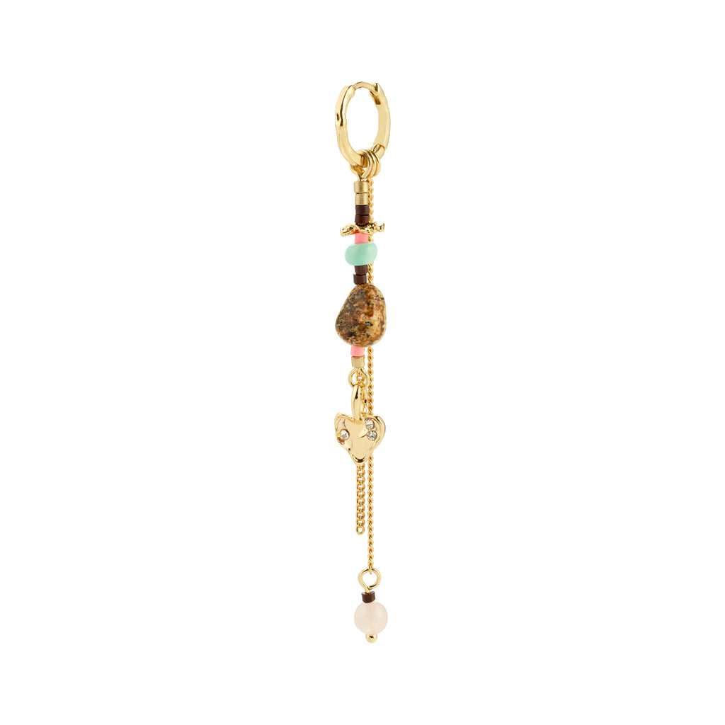 FINLEY single earring gold-plated