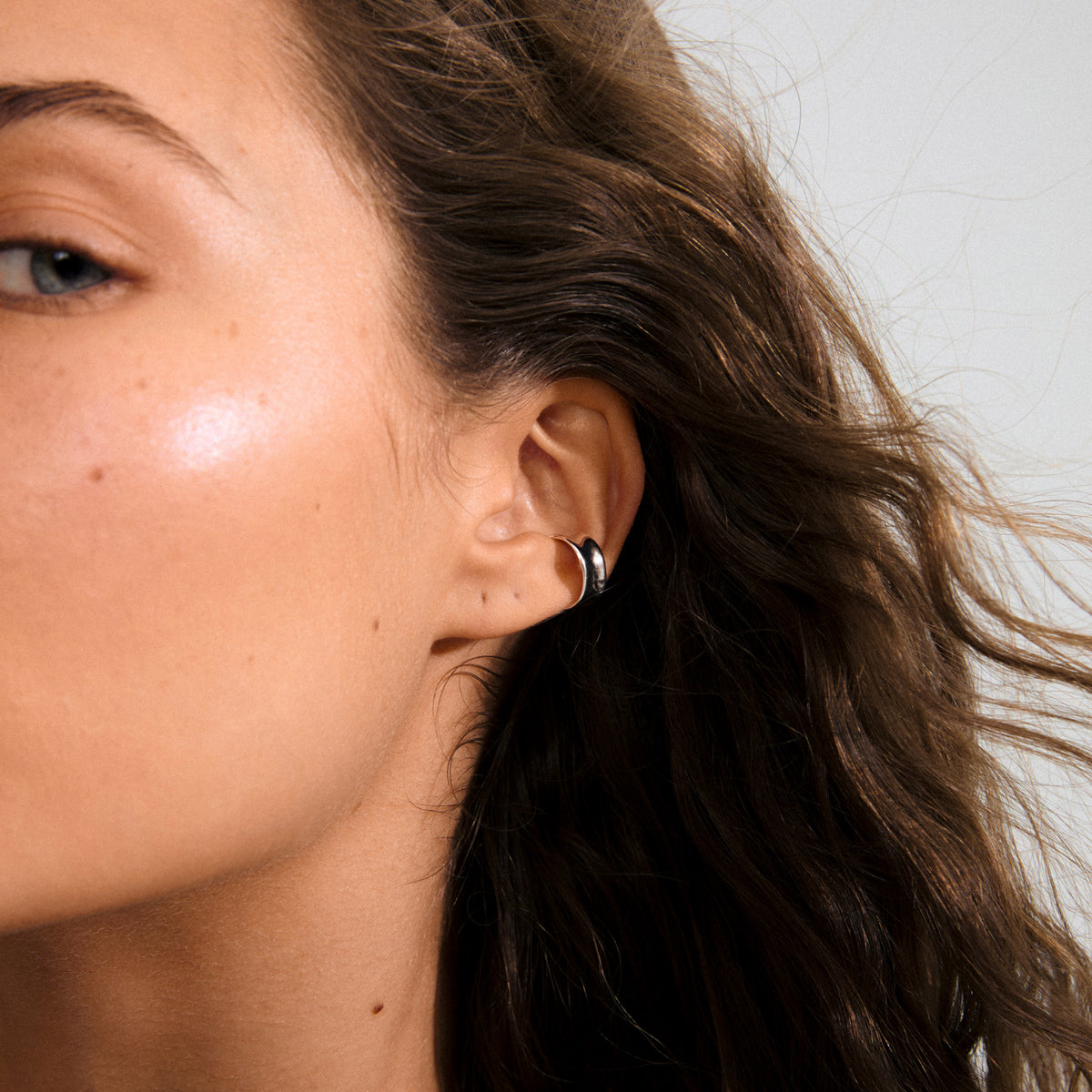 SKYLER ear cuff sølvbelagt