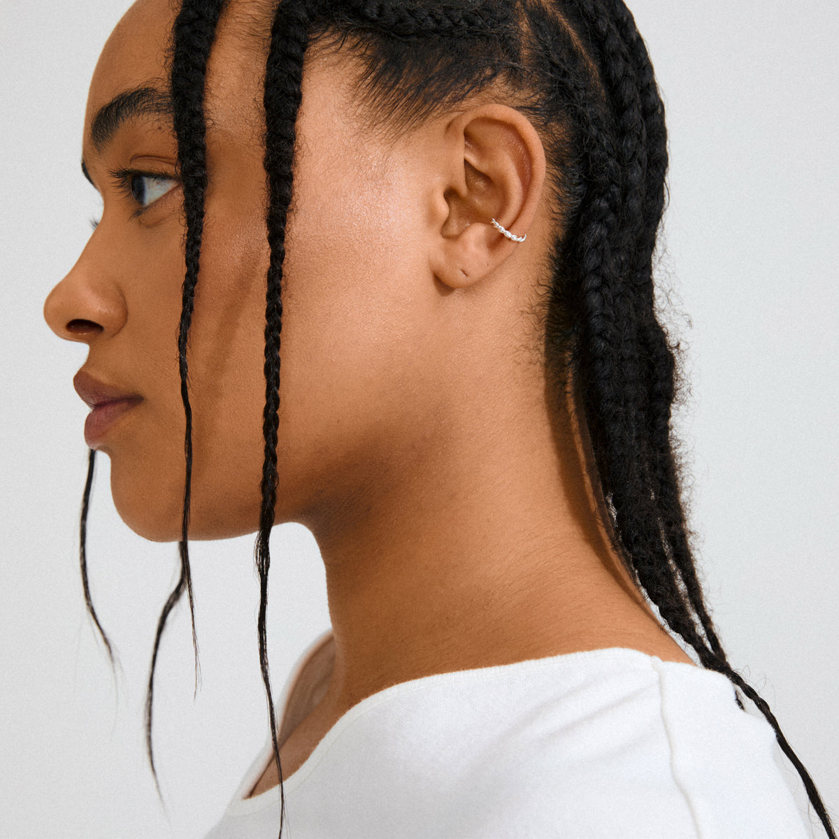 YAEL ear cuff silver-plated