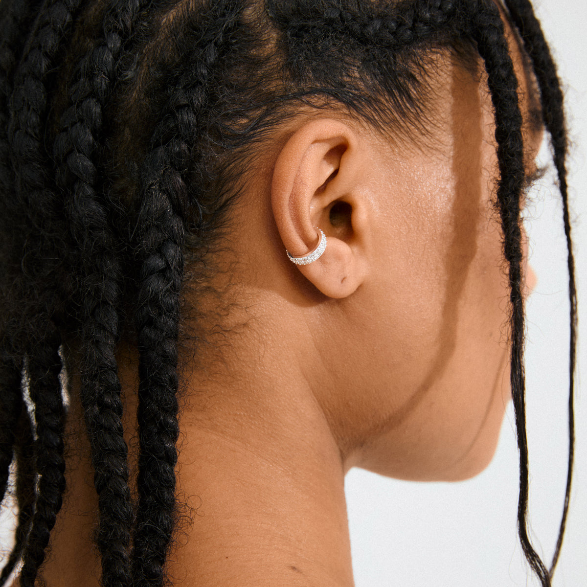 KEEGAN ear cuff sølvbelagt