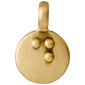 CHARM coin pendant D gold-plated