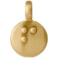 CHARM coin pendant F gold-plated