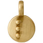 CHARM coin pendant L gold-plated