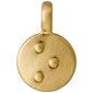 CHARM coin pendant O gold-plated