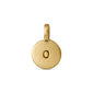 CHARM coin pendant O gold-plated