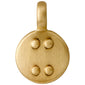 CHARM coin pendant X gold-plated