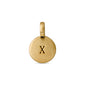 CHARM coin pendant X gold-plated