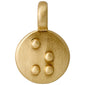 CHARM coin pendant Z gold-plated