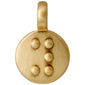 CHARM coin pendant Y gold-plated