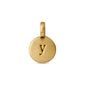 CHARM coin pendant Y gold-plated