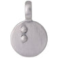 CHARM coin pendant B silver-plated