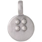 CHARM coin pendant G silver-plated