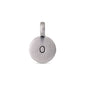CHARM coin pendant O silver-plated