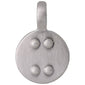 CHARM coin pendant X silver-plated