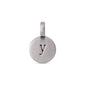 CHARM coin pendant Y silver-plated