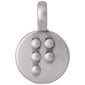 CHARM coin pendant Q silver-plated