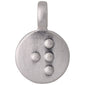 CHARM coin pendant W silver-plated