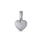 CHARM recycled heart pendant silver-plated