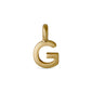 CHARM G pendant, gold-plated