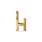 CHARM H pendant, gold-plated