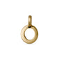 CHARM O pendant, gold-plated