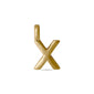 CHARM X pendant, gold-plated