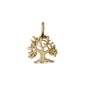 CHARM recycled tree-of-life pendant gold-plated