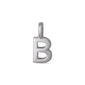 CHARM B pendant, silver-plated