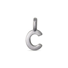 CHARM C vedhæng, sølvbelagt